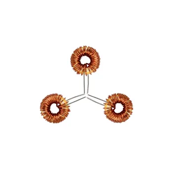 5026 toroidinis magnetinis žiedas apvijos induktyvumą, ritės 100UH 3A vielos skersmuo 0,4 mm, dvi kojas vertikaliai (5 vnt/pak)