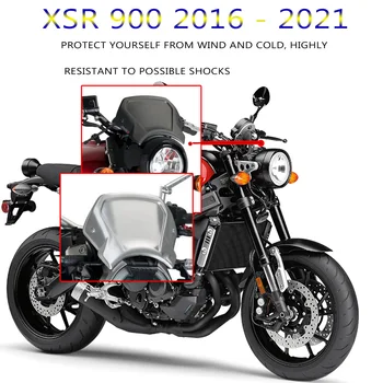 2016 m. - 2021 m. UŽ Yamaha XSR 900 Motociklo Priekinio Lauktuvės Priekinio stiklo priekinio, galinio Stiklo Reflektoriai XSR xsr 900 XSR900 XSR-900